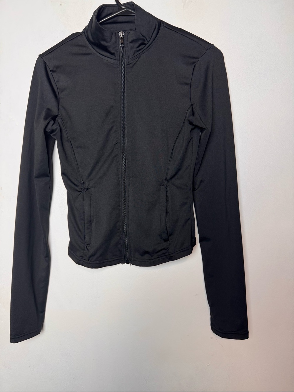 Black sports zip up size-Small